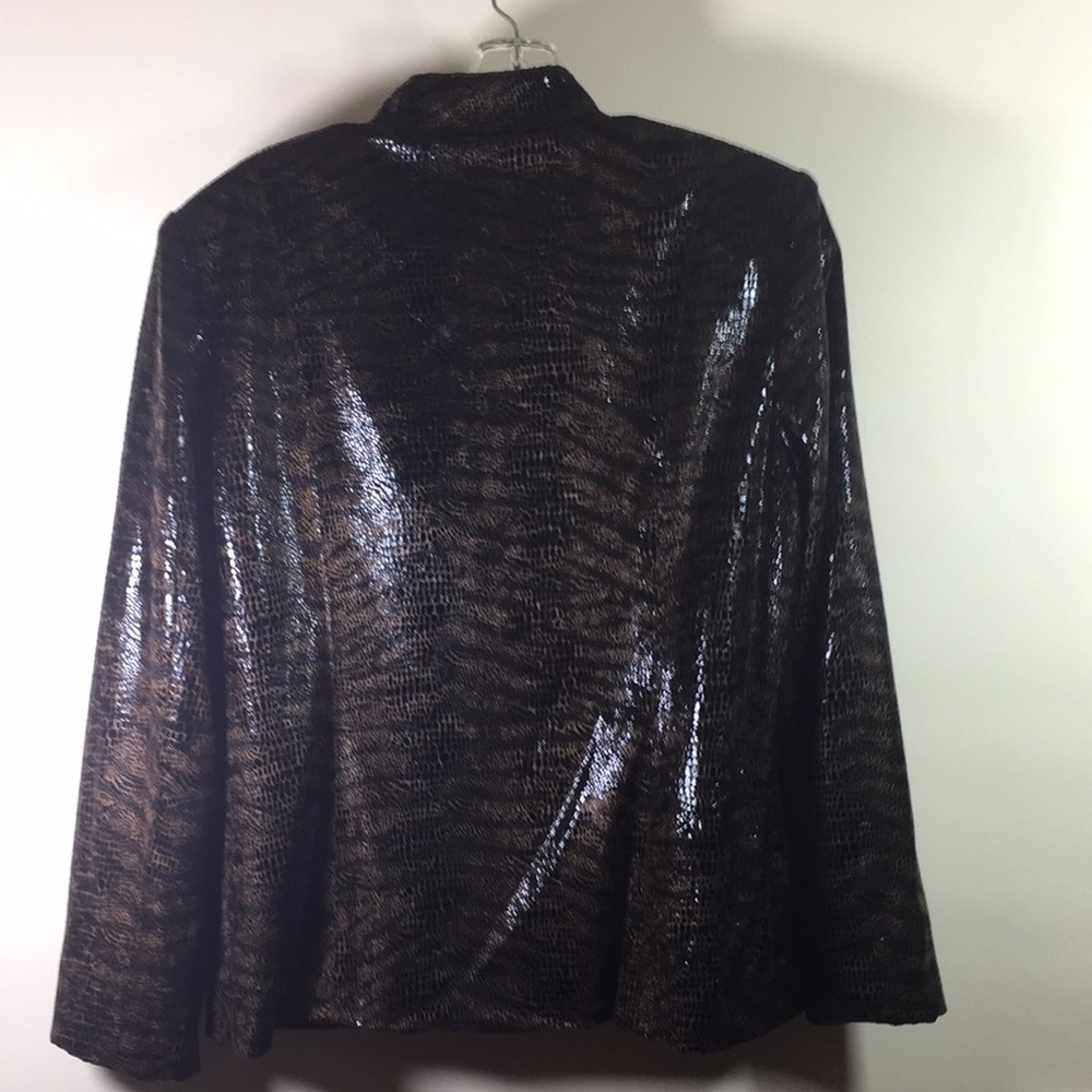 Jenni Max High Neck Loop Closure Jacket Size 20 - image 5